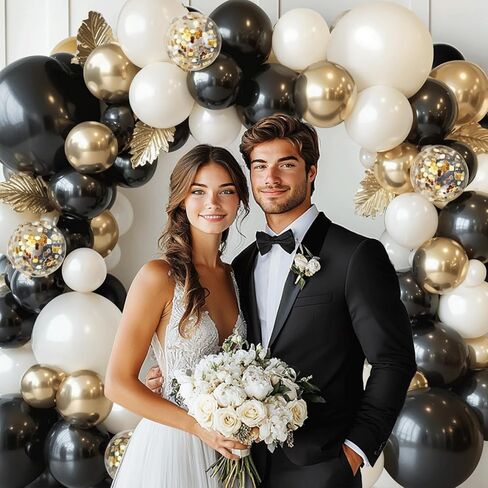 Emerald Green Pearl White Gold Balloons Kit ، مزدوج محشو بالأخضر الداكن الرمال البيضاء البيج البيج الذهبية بوبو البالونات لعيد ميلاد الطفل دش الغابة غابة سفاري الحفلة in Kuwait