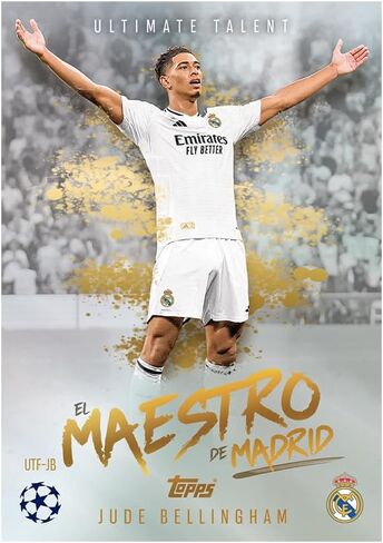 مباراة Topps UEFA Champions League Attax 24/25 لعبة البطاقات القابلة للتحصيل (حزمة التدفق من 40) in Saudi Arabia