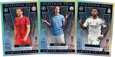 مباراة Topps UEFA Champions League Attax 24/25 لعبة البطاقات القابلة للتحصيل (حزمة التدفق من 40) in Saudi Arabia
