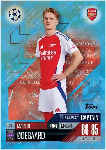 مباراة Topps UEFA Champions League Attax 24/25 لعبة البطاقات القابلة للتحصيل (حزمة التدفق من 40) in Saudi Arabia