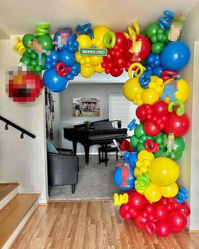 Cherry Balloon Garland Arch Kit, 153Pcs Pink Red Avocado Green With Dark Green and Red Long Latex Balloons for Birthday Baby Shower Wedding Valentines Day Anniversary Cherry on Top Party Decorations in Saudi Arabia
