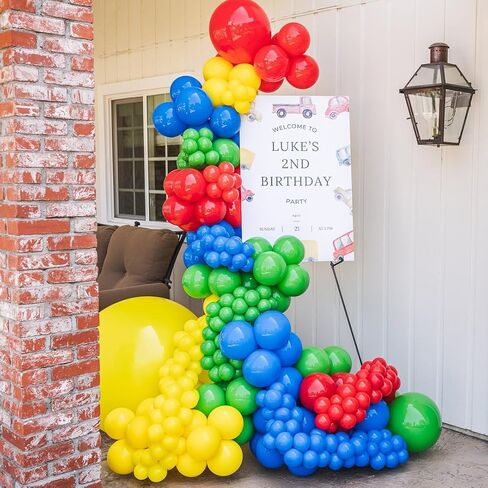 Cherry Balloon Garland Arch Kit, 153Pcs Pink Red Avocado Green With Dark Green and Red Long Latex Balloons for Birthday Baby Shower Wedding Valentines Day Anniversary Cherry on Top Party Decorations in Saudi Arabia
