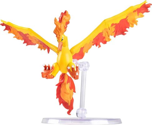 Pokémon 6 "Moltres Toxted Battle Figure Toy مع حامل عرض - مرخص رسميًا - هدية بوكيمون قابلة للتحصيل للأطفال والبالغين - تتراوح أعمارهم بين 8+ in Saudi Arabia