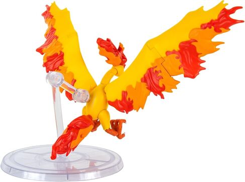 Pokémon 6 "Moltres Toxted Battle Figure Toy مع حامل عرض - مرخص رسميًا - هدية بوكيمون قابلة للتحصيل للأطفال والبالغين - تتراوح أعمارهم بين 8+ in Saudi Arabia