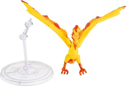 Pokémon 6 "Moltres Toxted Battle Figure Toy مع حامل عرض - مرخص رسميًا - هدية بوكيمون قابلة للتحصيل للأطفال والبالغين - تتراوح أعمارهم بين 8+ in Saudi Arabia
