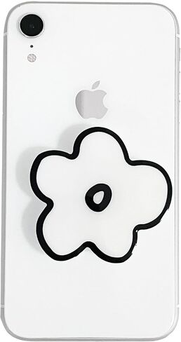 Cute Heart Expandable Collapsible Grip Stand Holder for Kindle eReaders iPhone and Smartphone(Black) in Saudi Arabia