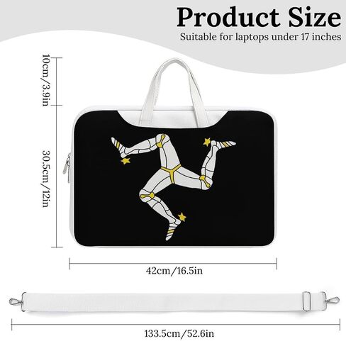 علم حقيبة الكمبيوتر المحمول من جزيرة Man من Man Sleeve Pu Crossbody Crossder Counter Bass Lags For Location in Saudi Arabia