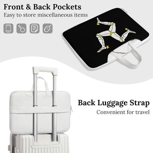 علم حقيبة الكمبيوتر المحمول من جزيرة Man من Man Sleeve Pu Crossbody Crossder Counter Bass Lags For Location in Saudi Arabia