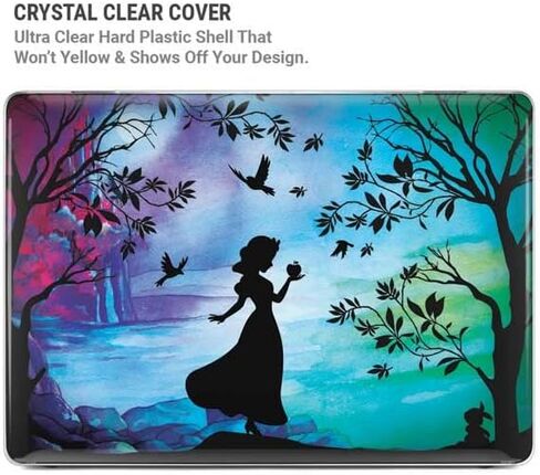 Skinit Case + Skin Compatible with MacBook Pro 16in (2021) - Officially Licensed Disney Snow White Enchanted Forest Design in Saudi Arabia