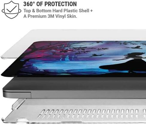 Skinit Case + Skin Compatible with MacBook Pro 16in (2021) - Officially Licensed Disney Snow White Enchanted Forest Design in Saudi Arabia