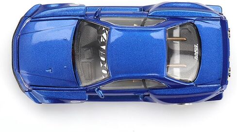 Diecast Model Car متوافق مع Kaido House X Mini GT 1:64 Nissan Skyline GT-R (R34) Kaido Works V2 Aero Shinjuku V2 Blue Limited Edition Die-Cast KHMG158 in Saudi Arabia