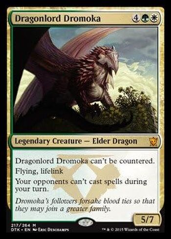 Magic The Gathering - Dragonlord Dromoka (217/264) - Dragons of Tarkir in Saudi Arabia