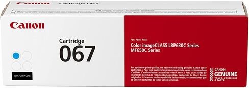 Canon 067 Black & Cyan High Capacity Toner Cartridges Compatible with MF656Cdw, MF654Cdw, MF653Cdw, LBP633Cdw & LBP632Cdw Printers in Saudi Arabia