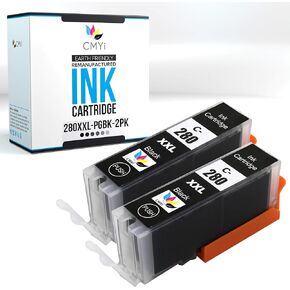 280xxl 281xxl استبدال حزمة التحرير والسرد خراطيش حبر الحبر لـ Canon Pixma TS8120 ، TS8220 ، TS8320 ، TS9120 ، TS9520 (2 Pg أسود ، أسود ، 1 سماوي ، 1 أرجواني ، أصفر ، 1 صورة زرقاء) in Kuwait