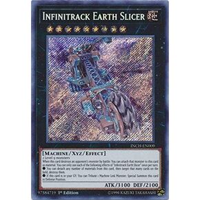 يو جي- أوه! - Infinitrack Earth Slicer - inch -en009 - Secret Rare - 1st Edition - Infinity Chasers in Kuwait