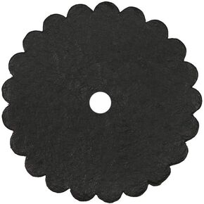 Western Horse Saddle Rosettes Full Grain Leather Conchos w/Hole Black 1-3/4" in Saudi Arabia