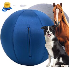 Herding Ball For Dogs 22" Jolly Ball For Dogs, Agility Training Equipment, Herding For Herding Balls For Australian Shepherd, Improved Bite Resistant, Reinforced Sewing Collie Balls,Dark Blue Medium in Saudi Arabia