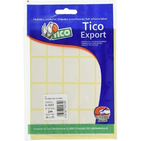 TICO Sheets with Adhesive Tag - White (Pack of 10) in Saudi Arabia