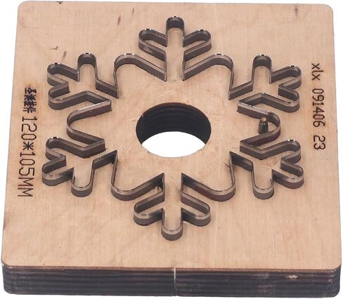 Leather Punching Die Alloy Steel and Birch Snowflake Hand Cutting Die for Cell Phone Camera Cases in Saudi Arabia