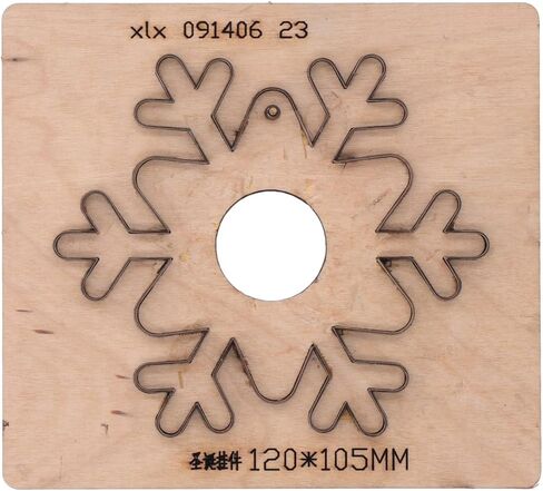 Leather Punching Die Alloy Steel and Birch Snowflake Hand Cutting Die for Cell Phone Camera Cases in Saudi Arabia