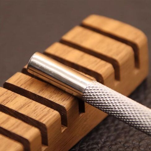Leather Stamping Tool Dragon Scale Stamp Professional 304 Stainless Steel for Leathercraft Beginner Working DIY (Large) in Saudi Arabia