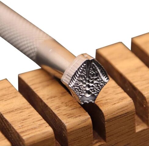 Leather Stamping Tool Dragon Scale Stamp Professional 304 Stainless Steel for Leathercraft Beginner Working DIY (Large) in Saudi Arabia