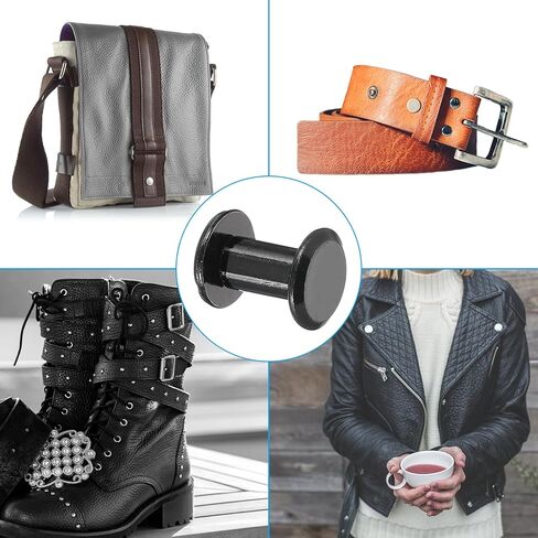 PATIKIL 50 SETS SCHOGO SCEAGO ، 45 مم L Chicago Procks Phillips post post progh proglts proteners proteners conclats for belit belt belt scrapbook photo ، black in Saudi Arabia