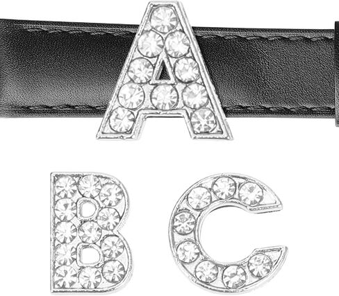 52 PCS Letter Charms, 12 mm A-Z Full Letter Beads Alphabet Charms Junk Charm for Jewelry Making Bracelets Necklace Wristbands Diy Jewelry (Silver) in Saudi Arabia