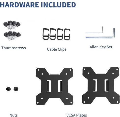 Black Adjustable Dual Computer Monitor Arm for Desk Stand- in Saudi Arabia