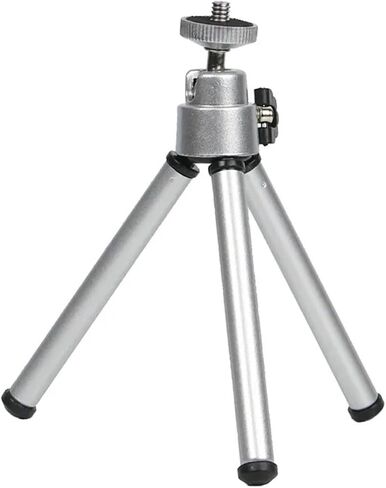 Mini Flexible 2 Section Bracket for Projector Camera Aluminum Alloy Desktop Tripod(Black) in Saudi Arabia