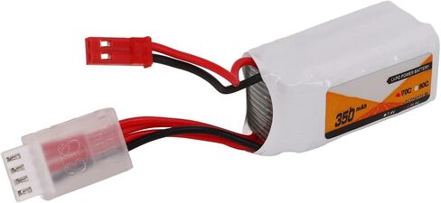 RiToEasysports RC Lipo Battery,350mAh RC Lipo Battery 11.1V 70C Discharge Rate 3S JST Plug Connector for Remote Control Vehicles in Saudi Arabia