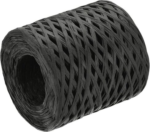 uxcell Raffia Paper Craft Ribbon, 1/4 Inch 218 Yards Raffia Twine String Packing Paper Twine for Christmas Wrapping DIY Craft, Navy Blue in Saudi Arabia