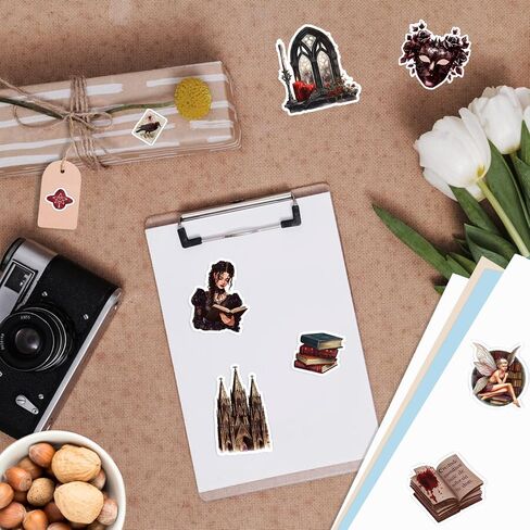 200PCS Gothic Stickers, Cool Goth Stickers for Water Bottle Laptop Luggage Skateboard Scrapbooking, Waterproof Vinyl Horror Decals for Teens Adults in Saudi Arabia