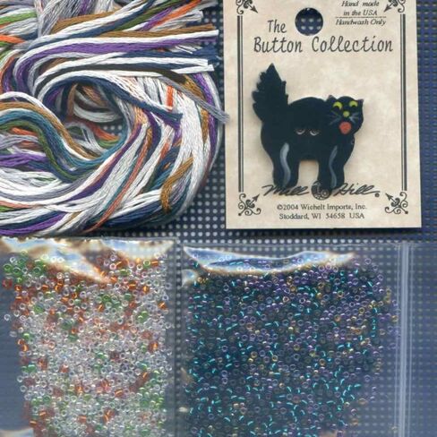 عائلة Ghost Halloween Cross Cross Stitch Kit Mill Hill 2015 Buttons & Beads Autumn MH145203 in Saudi Arabia