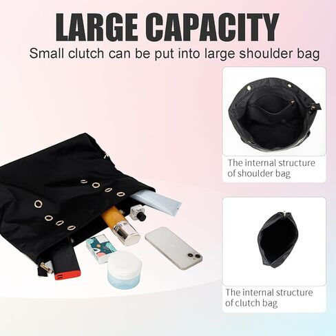 VGOAL Laptop Tote Bag for Women Nylon Waterproof Hobo Bag Large Capacity Shoulder Bag With Portable Small Pouch in Kuwait