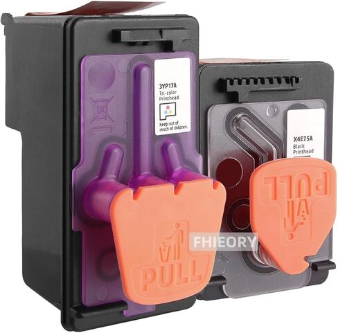 3YP17A X4E75A رأس طباعة X4E75A 3YP17A خرطوشة الحبر Printehead لـ HP Smart Tank 500 600 700 لـ HP Smart Tank 660 670 700 6000 6001 7000 7001 7300 7301 7600 7602 Printer (1Black ، 1tri-Color) in Kuwait