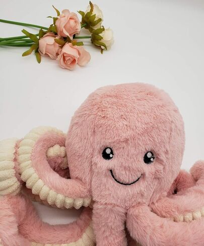 My Super Star Octopus محشو الحيوانات ألعاب أفخم للأطفال الفتيات الفتاة أصدقاء العائلة عيد ميلاد عيد ميلاد هدية هدية حاضر البحار (الوردي ، المتوسطة (15.7 ')) in Saudi Arabia