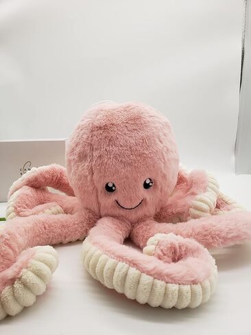My Super Star Octopus محشو الحيوانات ألعاب أفخم للأطفال الفتيات الفتاة أصدقاء العائلة عيد ميلاد عيد ميلاد هدية هدية حاضر البحار (الوردي ، المتوسطة (15.7 ')) in Saudi Arabia