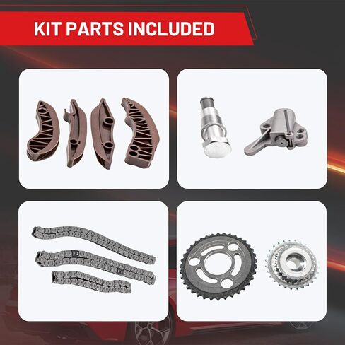 19200-P01-004 Timing Belt Kit Water Pump Fits for 1988-1995 Civic DX 1.5L,1993-1995 Civic 1.5L,1988-1991 CRX 1.5L Engine Timing Belt Kit Replace OE 14400-PM3-004,19200-P01-004, TS26143, ITM143 in Kuwait
