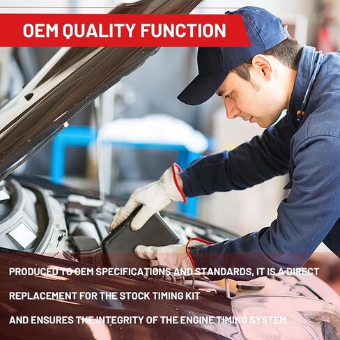 19200-P01-004 Timing Belt Kit Water Pump Fits for 1988-1995 Civic DX 1.5L,1993-1995 Civic 1.5L,1988-1991 CRX 1.5L Engine Timing Belt Kit Replace OE 14400-PM3-004,19200-P01-004, TS26143, ITM143 in Kuwait