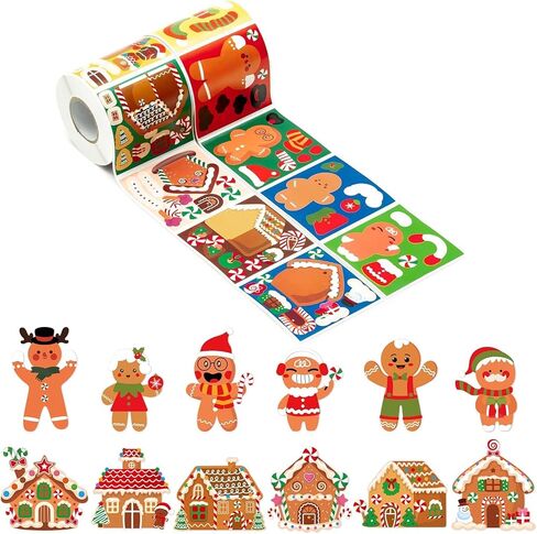 Haooryx 600pcs Halloween Candy Corn Make A Face Scene Sticker Rolls, Make Your Own Candy Corn Sticker Mix and Match Spooky Halloween Tri-Colored Candys Stickers DIY Decals School Reward for Kids in Saudi Arabia
