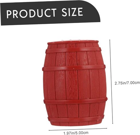 12pcs Pirate Barrels Model Pirate Toys Mini Barrels for Decorations and Micro Landscape in Saudi Arabia