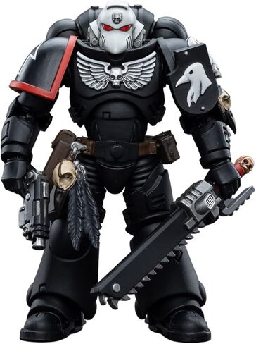JOYTOY 1/18 Warhammer 40,000 Action Figure Raven Guard Intercessors Sergeant Rychas 4Inch Collection Model in Kuwait