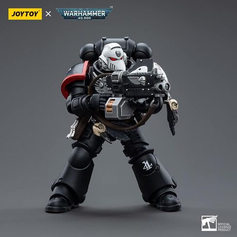 JOYTOY 1/18 Warhammer 40,000 Action Figure Raven Guard Intercessors Sergeant Rychas 4Inch Collection Model in Kuwait