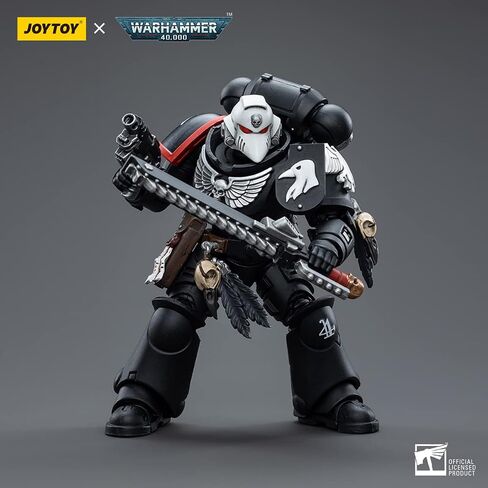 JOYTOY 1/18 Warhammer 40,000 Action Figure Raven Guard Intercessors Sergeant Rychas 4Inch Collection Model in Kuwait