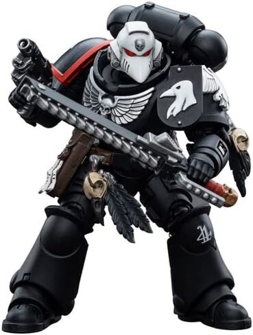 JOYTOY 1/18 Warhammer 40,000 Action Figure Raven Guard Intercessors Sergeant Rychas 4Inch Collection Model in Kuwait