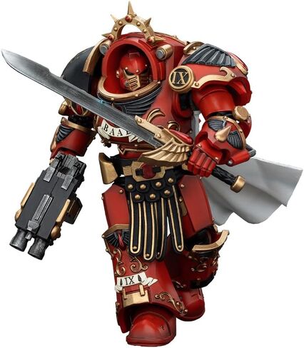 JOYTOY 1/18 Warhammer 40,000 Action Figure Raven Guard Intercessors Sergeant Rychas 4Inch Collection Model in Saudi Arabia