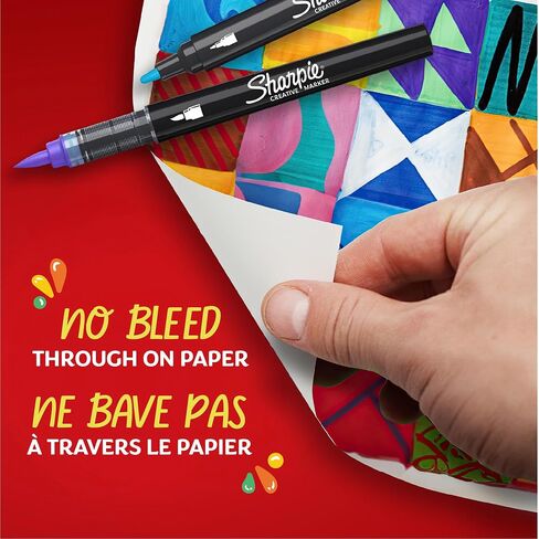 علامات أكريليك إبداعية Sharpie - طرف رصاصة ، مجموعة من 2 ، 2196906 in Saudi Arabia