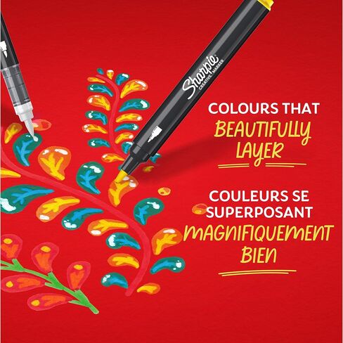 علامات أكريليك إبداعية Sharpie - طرف رصاصة ، مجموعة من 2 ، 2196906 in Saudi Arabia