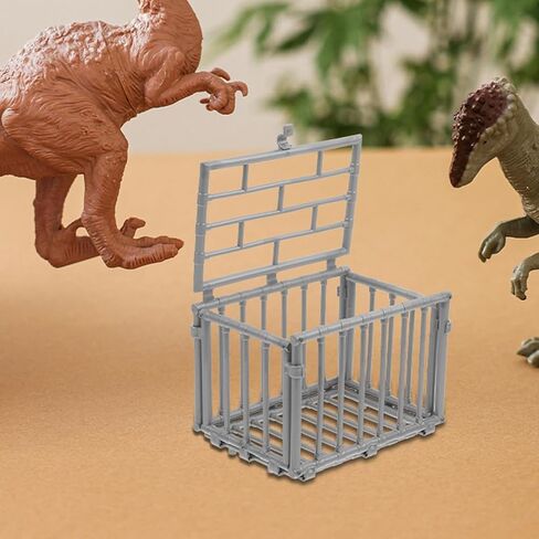 TOYANDONA 2pcs Mini Cage Model Miniature Plastic Animal Cage Fence Model for Dollhouse Micro Landscape Accessories in Saudi Arabia